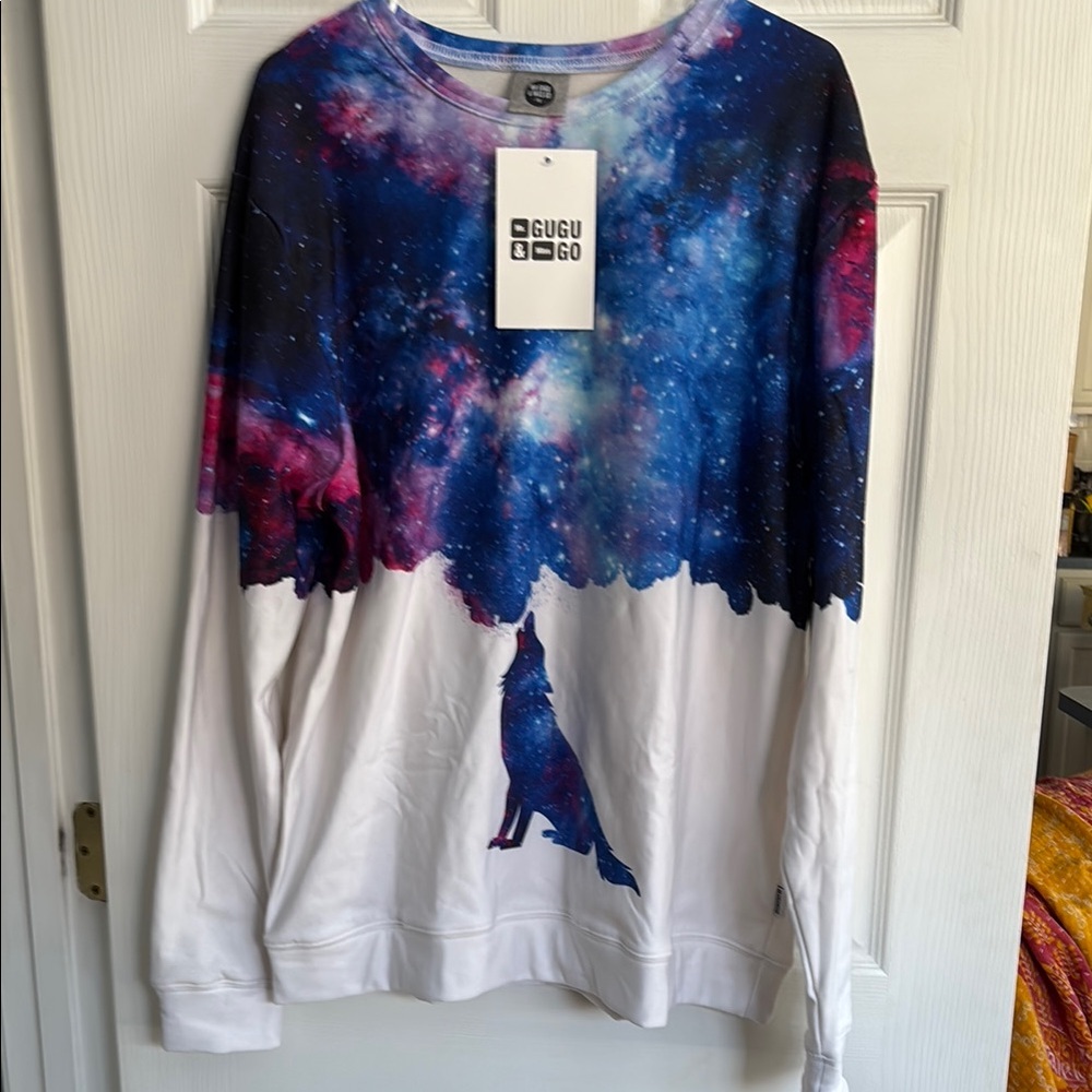 Cosmic Wolf Long Sleeve Shirt
